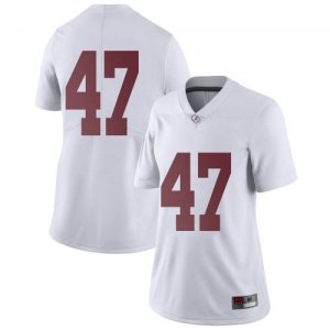 Women's Alabama Crimson Tide #9 Byron Young White Limited NCAA College Football Jersey 2403FTCZ7